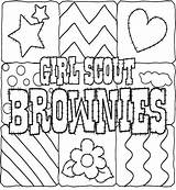 Girl Scout Brownie Coloring Pages sketch template