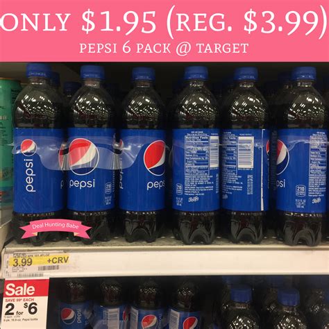 Only $1.95 (Regular $3.99) Pepsi 6 Pack @ Target - Deal Hunting Babe