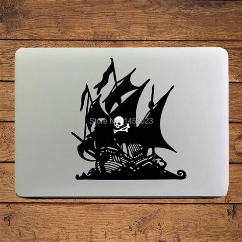 The Pirate Bay Ship Laptop Sticker for 11" 13" Apple MacBook Decal Air/Pro/Retina Mac Cover skin ...