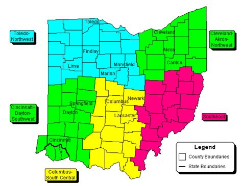 Northeast Ohio Zip Code Map