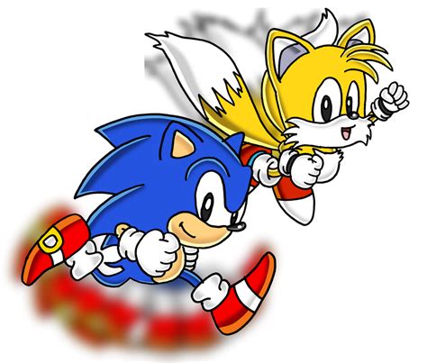 Classic Sonic and Classic Tails by Tails19950 on DeviantArt