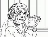 Printable albert Einstein coloring Page 494191 sketch template