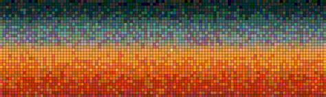 Premium Vector | Sunset sky with a bright gradient in pixelart style with dithering