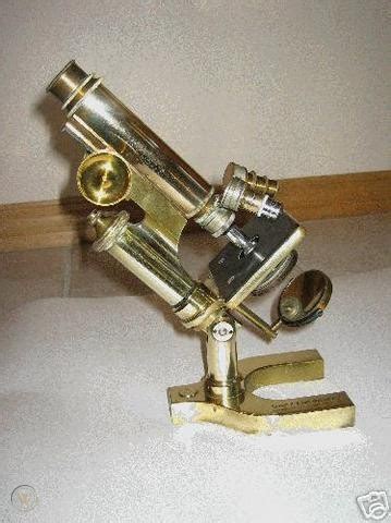 Brass Bausch & Lomb Antique Microscope | #33202696