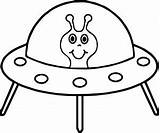 Alien Spaceship Coloring Page  Wecoloringpagecom sketch template
