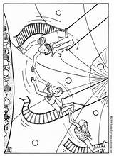 CIRCUS coloring Pages  Trapeze artists sketch template