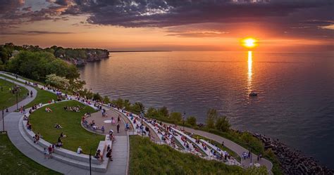 Solstice Steps Sunset | Everyone is Welcome Here : r/Cleveland