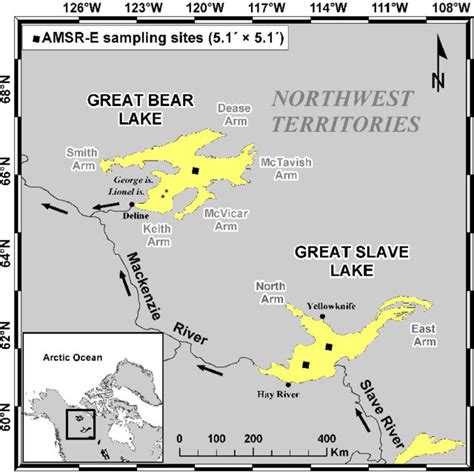 Map Of Canada Great Slave Lake - Lake Okeechobee Fishing Map