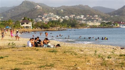 Rodney Bay Beach editorial photo. Image of summer, coastline - 249374516