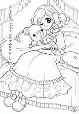 Shoujo Coloring Book Japanese Sketch Page sketch template
