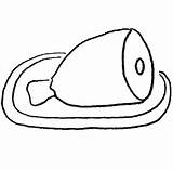 Ham Coloring Pages  Learny Kids sketch template