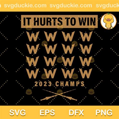 It Hurts To Win Golden Knights SVG, Stanley Cup Champs