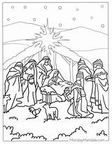 20 Nativity Coloring Pages Free PDF Printables sketch template