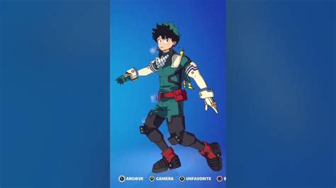 THE DIP - DEKU SKIN Showcase with Fortnite Dances & Emotes! (Fortnite ...