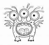 Easy Digital Printable Coloring Book For Kids CUTE MONSTERS 6 Pages  Etsy sketch template