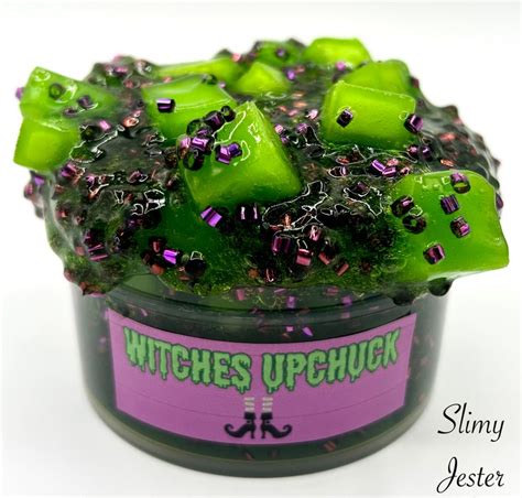 Witches Upchuck Bingsu Slime & Jelly Cube Slime ASMR - Etsy