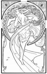 Crayon Coloriage Best Of épinglé Par Nina Burnsides Sur Art Nouveau  sketch template