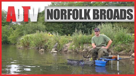 How To Fish The Norfolk Broads - Fishing From The Bank - YouTube