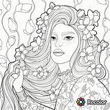 Beautiful Woman Coloring Pages At GetDrawings  Free Download sketch template