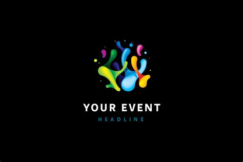 Your event logo template. | Creative Logo Templates ~ Creative Market