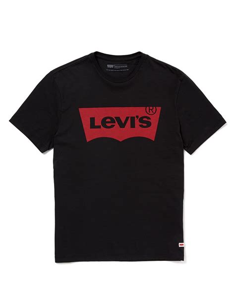 Levi's T Shirt With Logo Print in Black for Men | Lyst