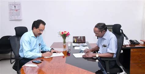 Shri. S Somanath assumes charge as Secretary, Department of Space