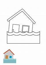Free Flood Coloring Page Template To Edit Online sketch template