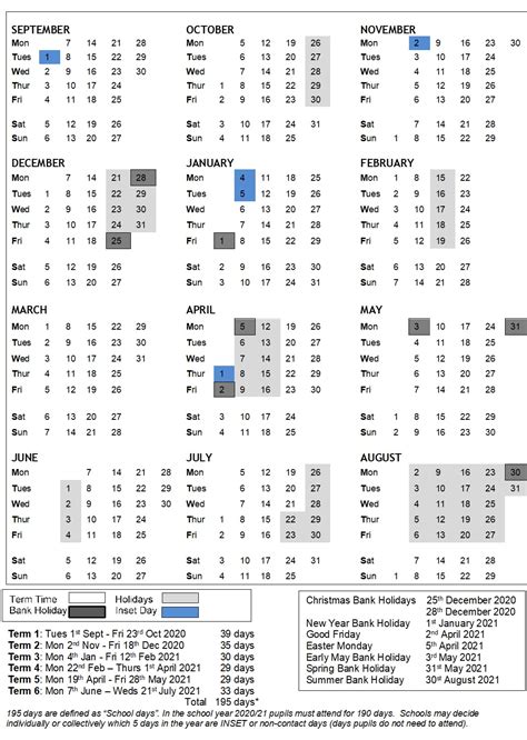 Term Dates » Blockley Primary School