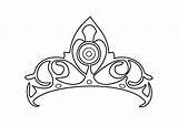 Crown Coloring Page Printable sketch template