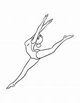 Gymnastics Isolated Coloring Page For Kids 11416455 Vector Art At Vecteezy sketch template