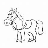 Premium Vector  Horse cartoon Animal Cute Kawaii Doodle coloring Page sketch template
