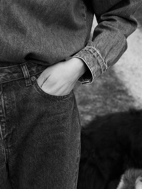 Wide leg jeans - Mid blue denim – Skall Studio DK