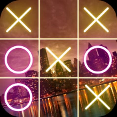 Tic Tac Toe Neon Game by Zhirong Hu