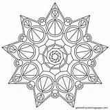 Printable Star Mandala Coloring Pages  Jambestlune sketch template