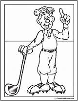 Golf Coloring Pages Customize And Print PDF sketch template