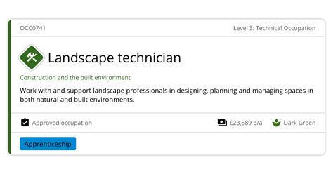 Landscape technician