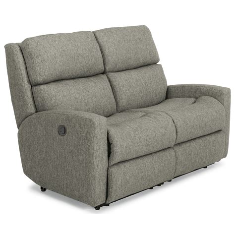 Flexsteel Catalina Contemporary Casual Reclining Loveseat | Rooms and Rest | Reclining Loveseats