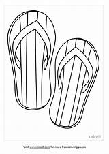 Free Flip Flops Coloring Page  Printables Kidadl sketch template