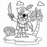 Pirate Coloring Pages sketch template