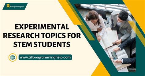 260+ Experimental Research Topics for STEM Students