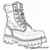 Boot Coloring Pages  Free & Printable sketch template