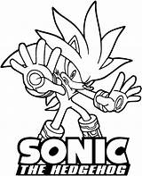Printable coloring Page Of Sonic sketch template