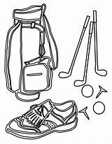 Golf Coloring Pages  Free Printable For Kids sketch template