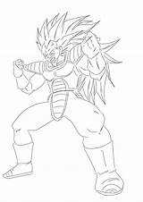 Vegeta Super Saiyan 3 Coloring Pages sketch template