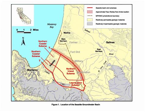 Seaside Basin | Monterey Peninsula Water Management District - Seaside California Map ...