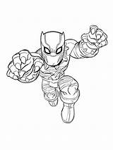 Black Panther coloring Pages  ColoringLib sketch template
