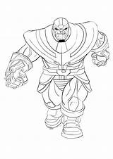 Thanos  Kids Coloring Pages sketch template