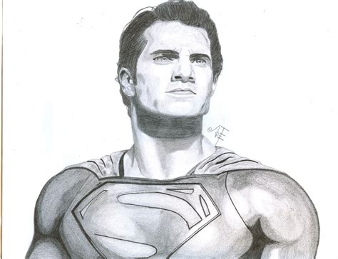 Superman Pencil Sketch