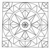 Geometric Coloring Pages 5  Kids sketch template
