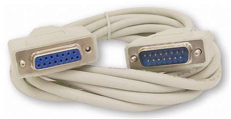 10 Foot DB15 15 Pin Serial Extension Cable